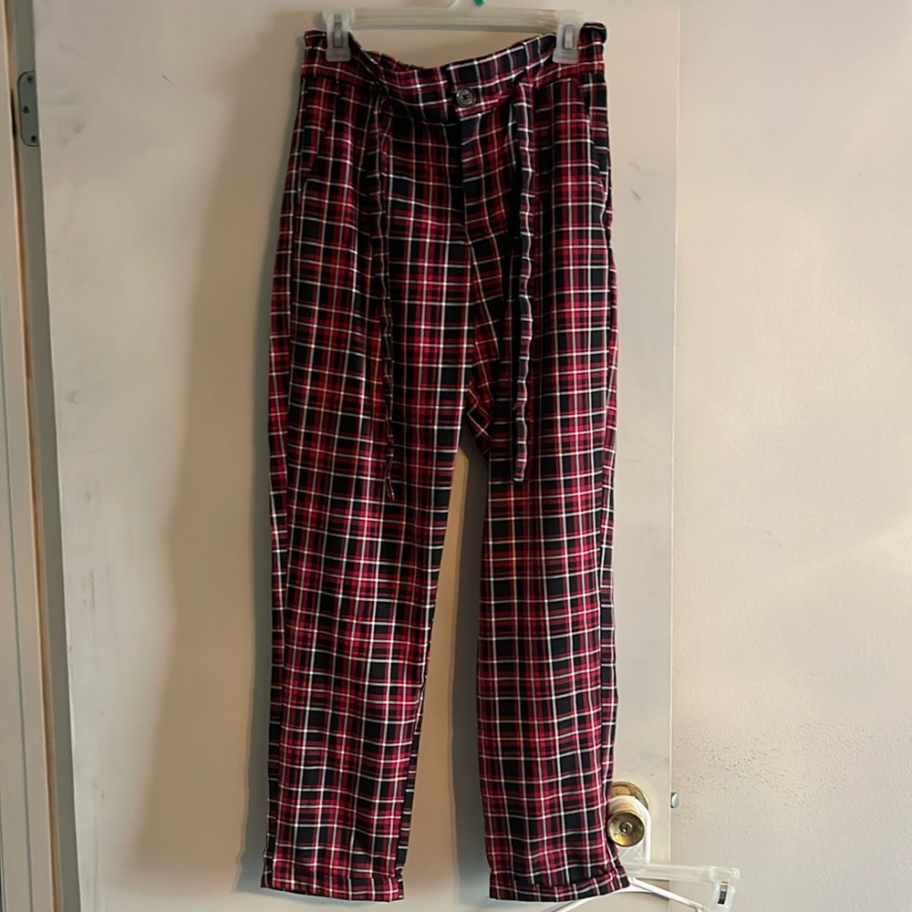 Almost famous pants w tie at waste